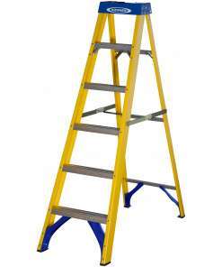 6 step ladder swingback avernaco werner