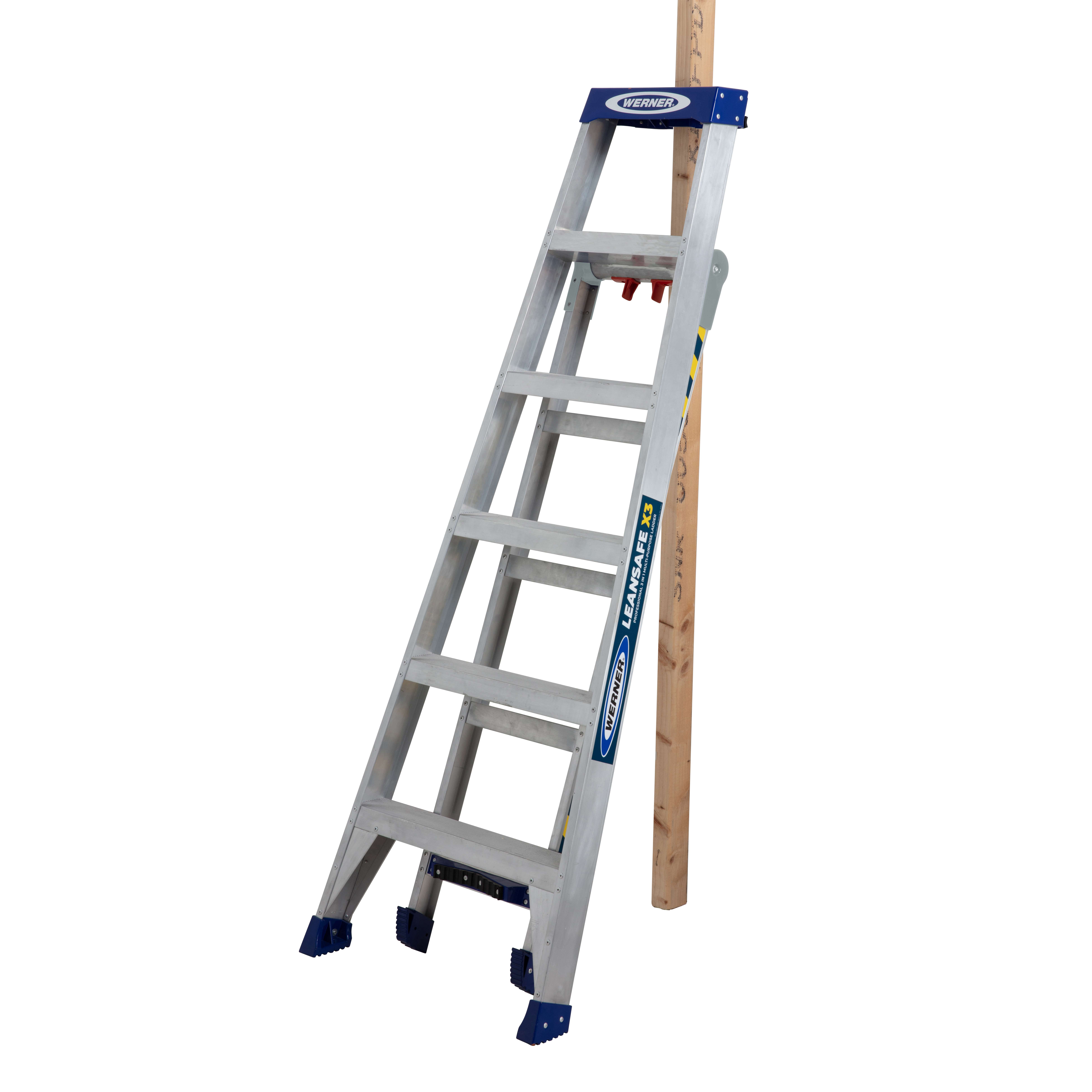 Werner LEANSAFE X3 Aluminium Multi-Purpose Ladder