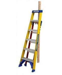 Lean safe leansafe ladder stepladder fibreglass fiberglass
