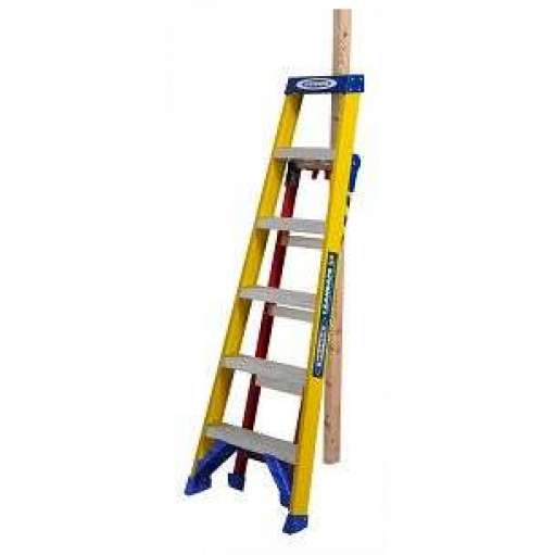 Lean safe leansafe ladder stepladder fibreglass fiberglass