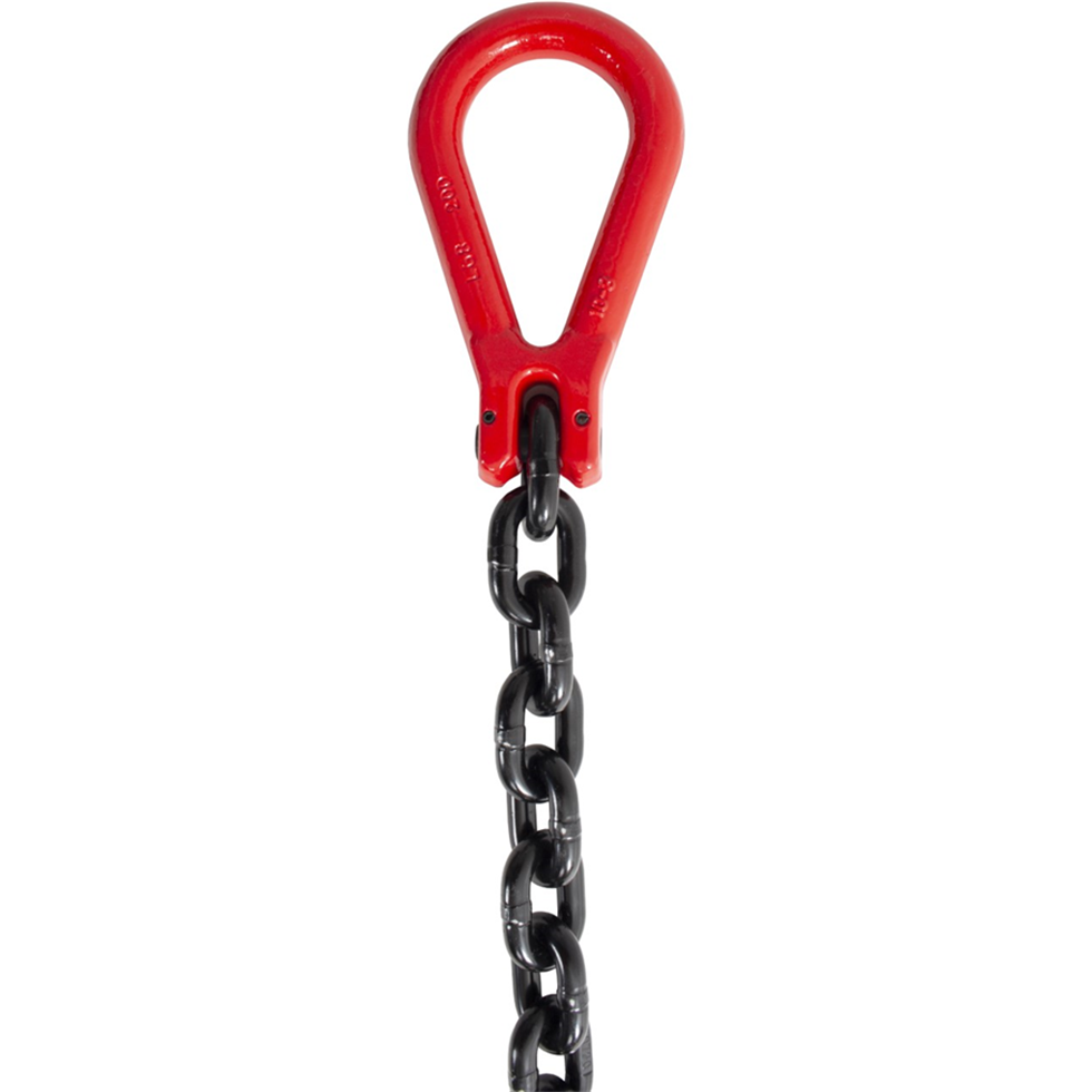 1-5tonne-single-leg-reevable-collar-chain Avernaco Rigging rigger slg lifiting gear red black 1.5 tonne