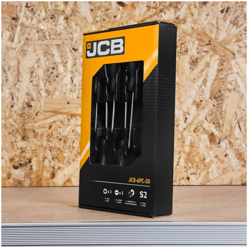 JCB 6 Piece Screwdriver Set | JCB-6PC-SD
