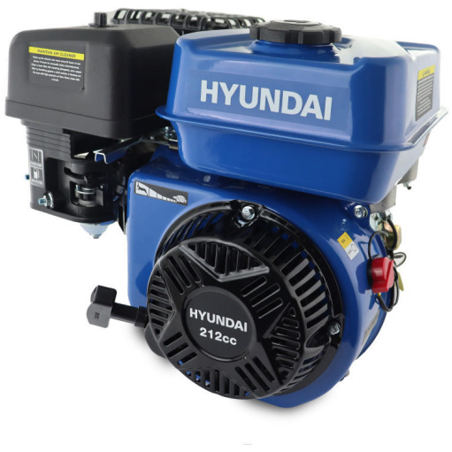 Hyundai 212cc 7hp ¾” / 19.05mm Horizontal Straight Shaft Petrol Replacement Engine