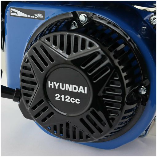 Hyundai 212cc 6.5hp ¾” / 19.05mm Electric-Start Horizontal Straight Shaft Petrol Replacement Engine