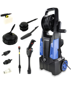 Hyundai 1900W 2100psi 145bar Electric Pressure Washer With 6.5L/Min Flow Rate | HYW1900E