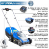 Hyundai 40V Lithium-Ion Cordless Battery Powered Roller Lawn Mower 33cm Cutting Width With Battery and Charger | HYM40LI330P