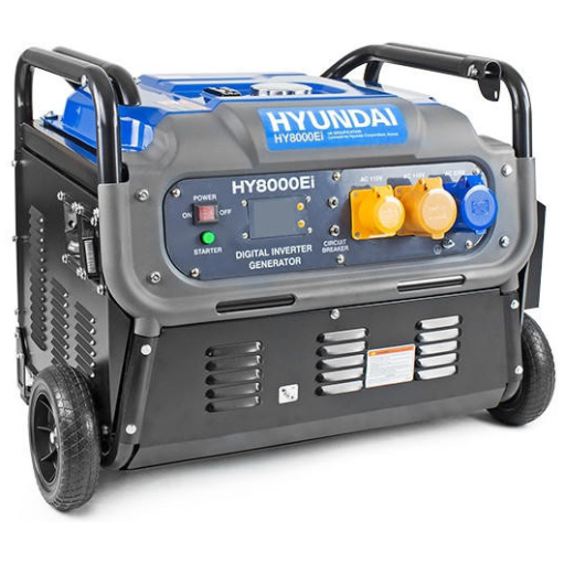 Hyundai HYUNDAI HY8000Ei 7500W Portable Petrol Inverter Generator 230v/115v