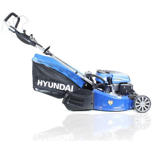 Hyundai 19" 48cm / 480mm Self Propelled Electric Start 139cc Petrol Roller Lawnmower | HYM480SPER