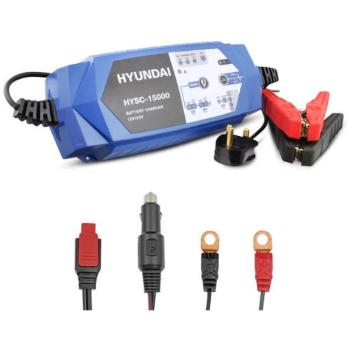 Hyundai HYSC-15000 SMART Battery Charger 12V/24V