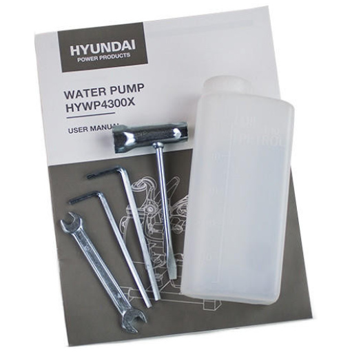 Hyundai 43cc 2-Stroke 1.5 Inch Water Pump | HYWP4300X