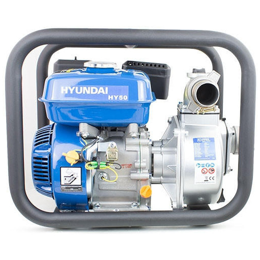 Hyundai 163cc 5.5hp Professional Petrol Water Pump - 2"/50mm Outlet | HY50