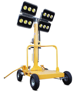 Evopower DHY6000SE-LT600 600W LED Mobile Lighting Tower With DHY6000SE 5.2kW Diesel Generator