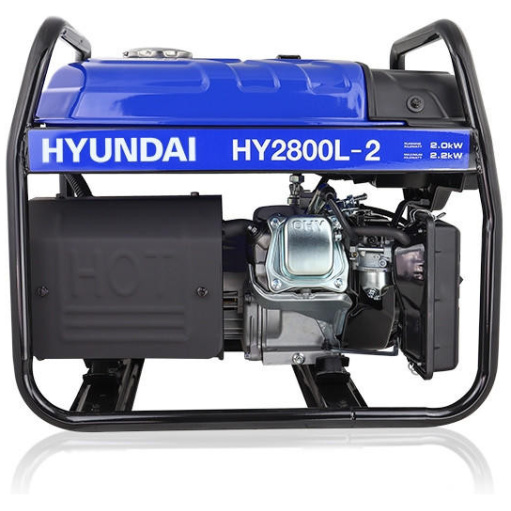 Hyundai HY2800L-2 2.2kW / 2.75kVa 3000rpm Petrol Site Generator