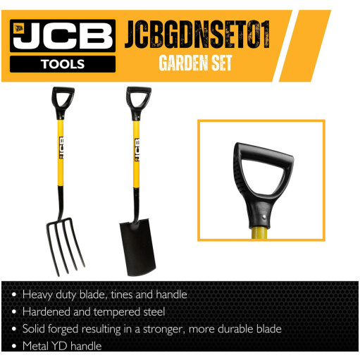 jcb tools JCB Solid Forged Garden Set | JCBGDNSET01