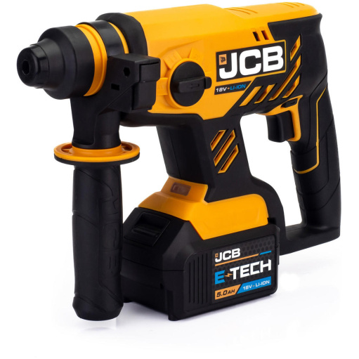 jcb tools JCB 18V Brushless SDS 1x5.0Ah in 20" Kit Bag | 21-18BLRH-5X-BG