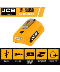 jcb tools JCB 18V USB Adaptor | 21-18USB